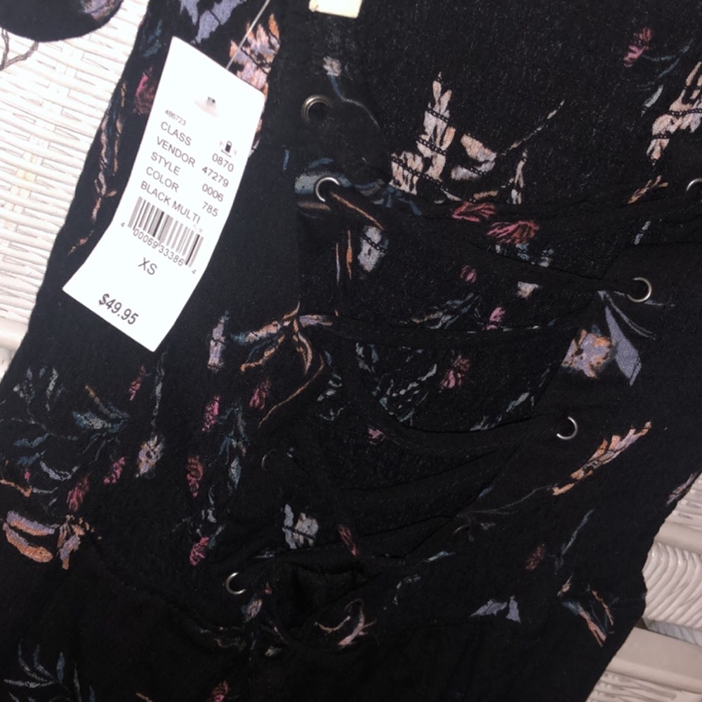 Floral print romper